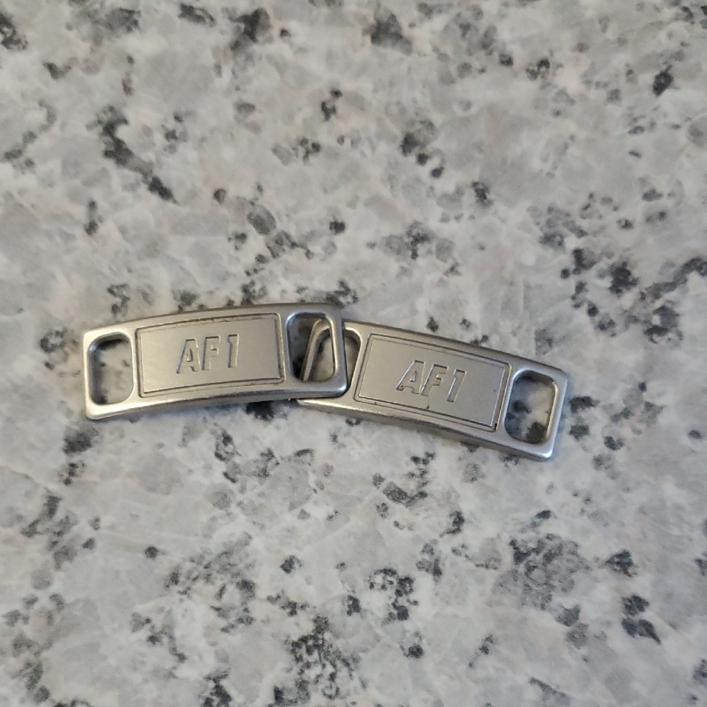 Silver Shoe Lace Locks